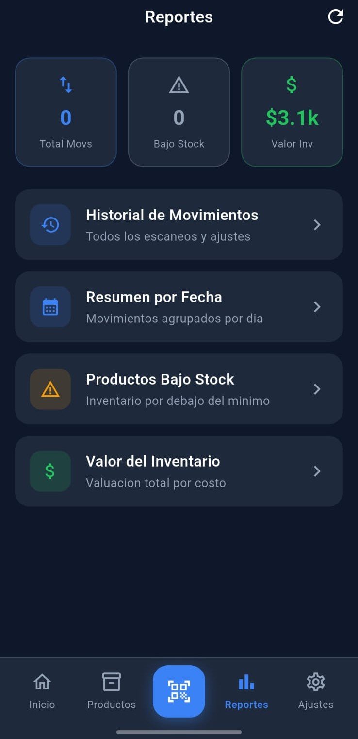 Reportes de inventario